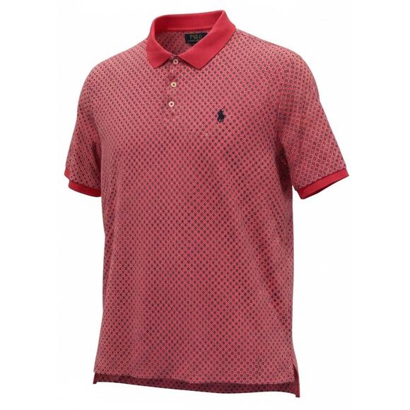 Polo Ralph Lauren Other - Polo Ralph Lauren Classic Fit Cotton Geometric Pink Polo Men Size 2XL Golf